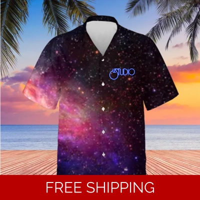 Hawaiian Shirt Unisex Le Studio Planet Caravan